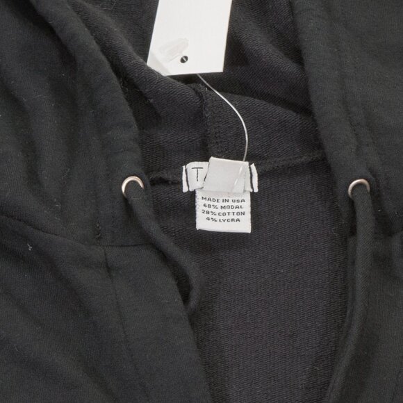 TART Black Hooded Poncho Sweatshirt — NWT — One Size - Picture 5 of 5